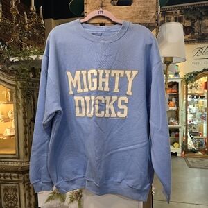 Blue Sweater Vintage Mighty Ducks Crewneck